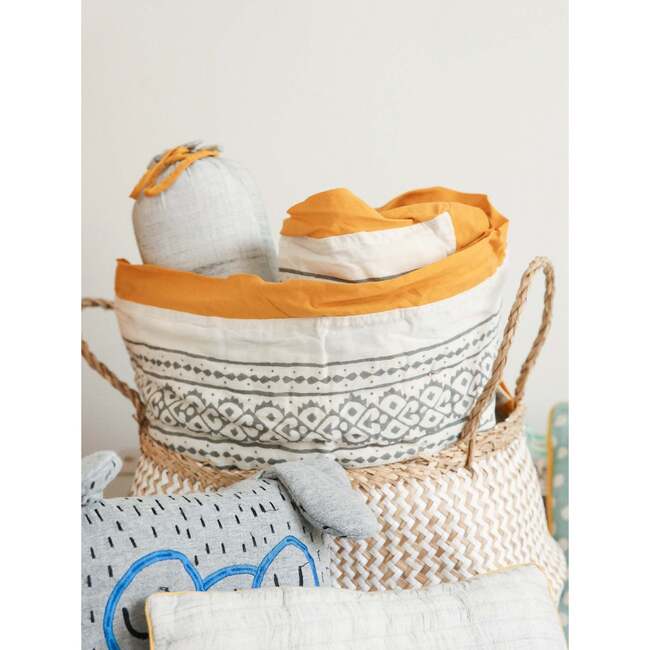 Block-Printed Cotton Quilt, Erawan - Quilts - 4