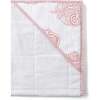 Block-Printed Terry Towel, Pink City - Towels - 5 - thumbnail
