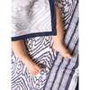 Block-Printed Cotton Crib Quilt, Southside Blue - Quilts - 4 - thumbnail