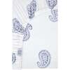 Block-Printed Cotton Fitted Crib Sheet, Fort - Crib Sheets - 1 - thumbnail