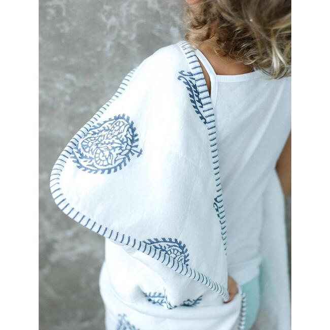 Block-Printed Terry Towel, Fort - Towels - 3