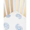 Block-Printed Cotton Fitted Crib Sheet, Fort - Crib Sheets - 2 - thumbnail
