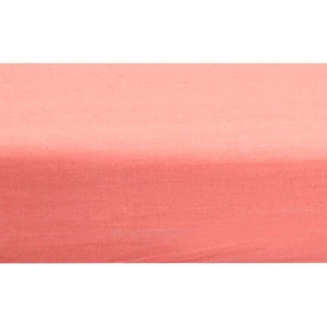 Block-Printed Cotton Fitted Crib Sheet, Miami - Crib Sheets - 4