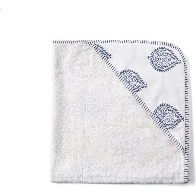 Block-Printed Terry Towel, Fort - Towels - 7