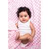 Organic Cotton Muslin Swaddle, Pink Rainbow - Swaddles - 2 - thumbnail