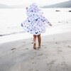 Certified Organic Muslin Reversible Bath Robe, Under The Sea - Bathrobes - 7 - thumbnail