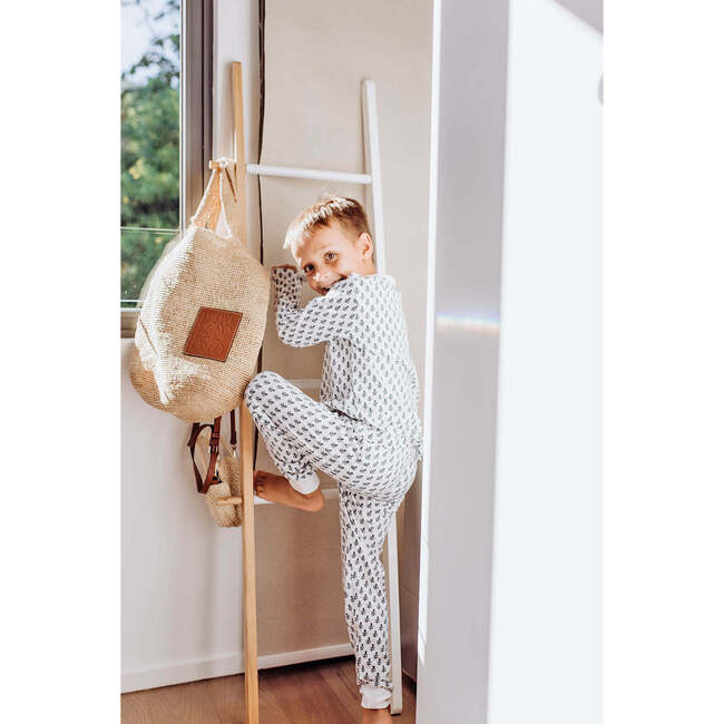 Certified Organic Cotton Knit Pj's, Fort - Pajamas - 5