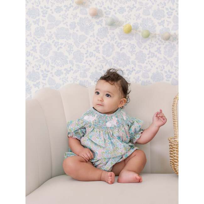 Polly Bunny Smocked Bubble