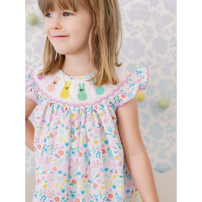 Serenity Bunny Smocked Dress