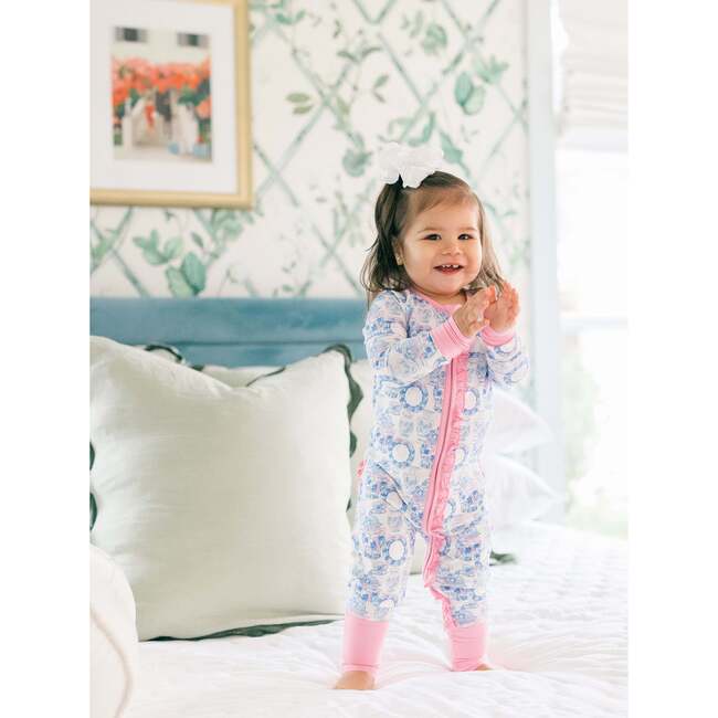 Porcelain Bamboo Ruffle Romper