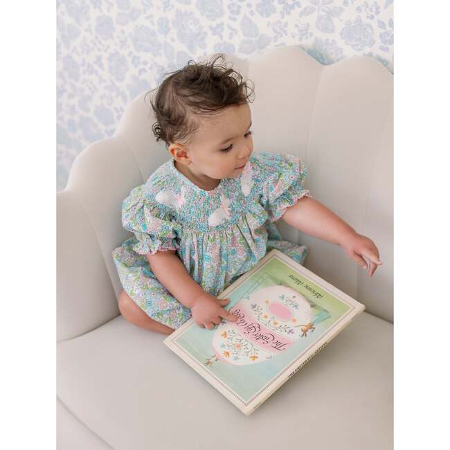 Polly Bunny Smocked Bubble - Rompers - 3