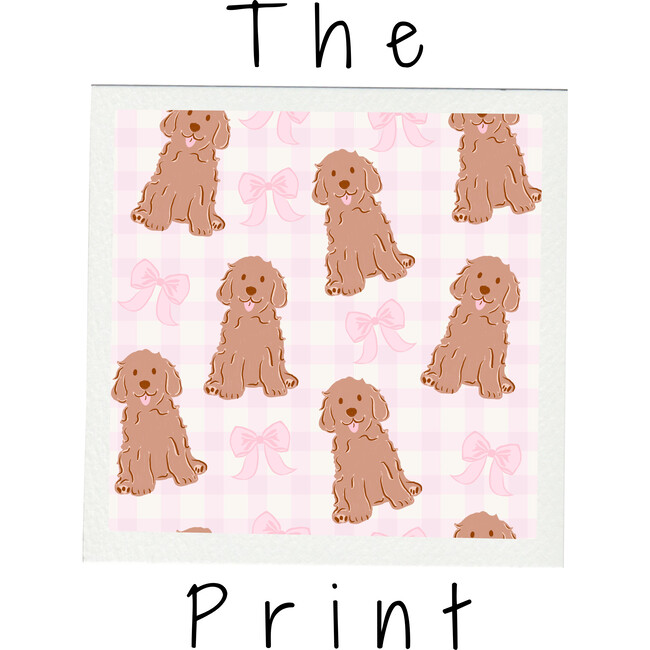 Pink Goldendoodle Bamboo PJ Set - Pajamas - 4