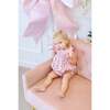 Pink Chocolate Bunny Smocked Bubble - Rompers - 2 - thumbnail