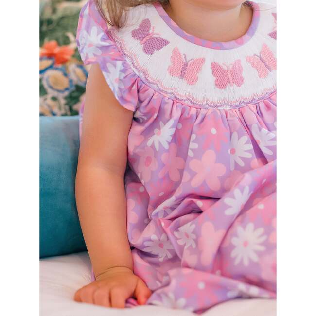 Lucy Butterfly Smocked Dress