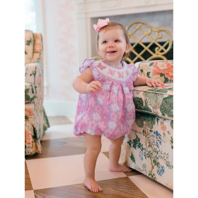 Lucy Butterfly Smocked Bubble