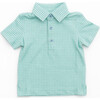 Blue and Green Plaid Boys' Polo - Polo Shirts - 1 - thumbnail