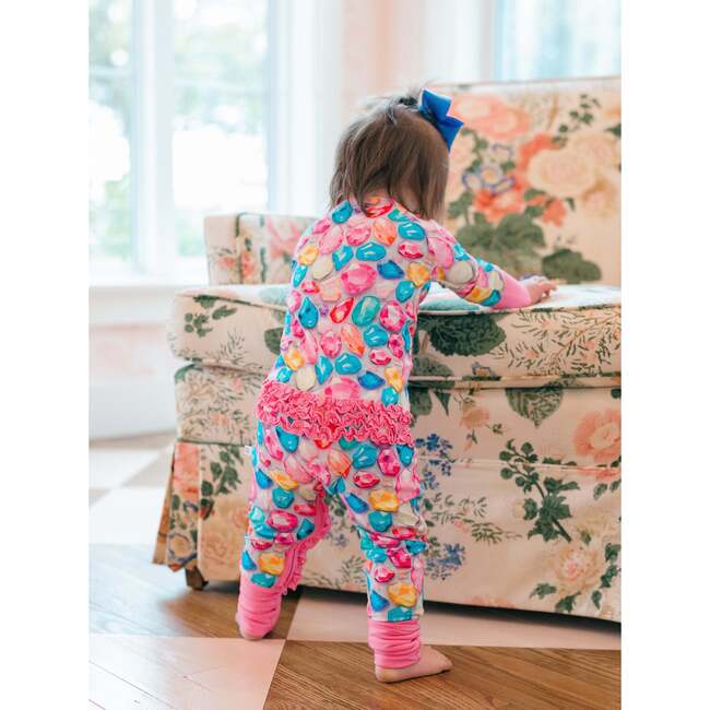 Bejeweled Bamboo Ruffle Romper - Rompers - 3