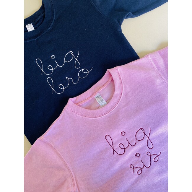 Big Sis Classic Crewneck Fleece, Pink