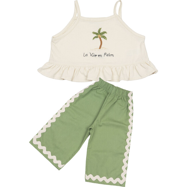 Wide-leg Pant Set, La Vie en Palm