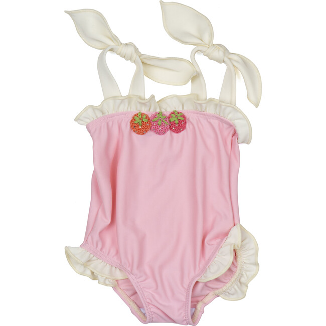 Strawberry Swimsuit, Sorbet Pink