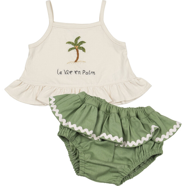 Ruffle Bloomer Set, La Vie en Palm
