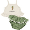 Ruffle Bloomer Set, La Vie en Palm - Mixed Apparel Set - 1 - thumbnail