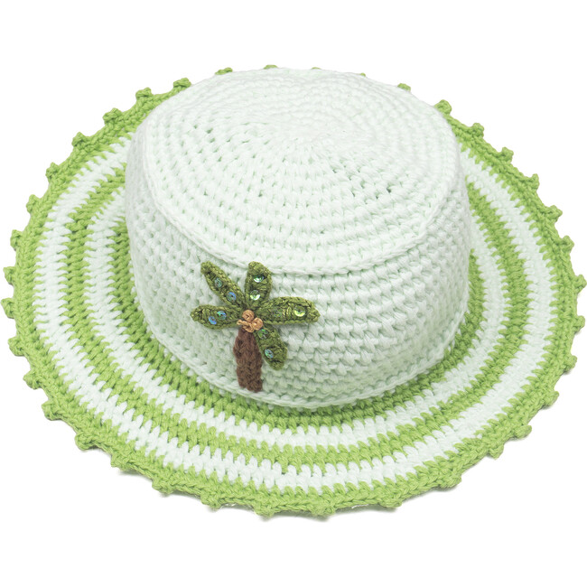 Crochet Bucket Hat, Palm