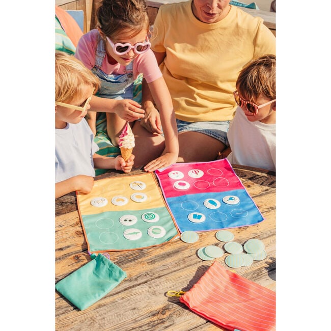 Quut Travel Games - Bingo, Lotocolor + Cuppi, Lagoon - Outdoor Games - 4