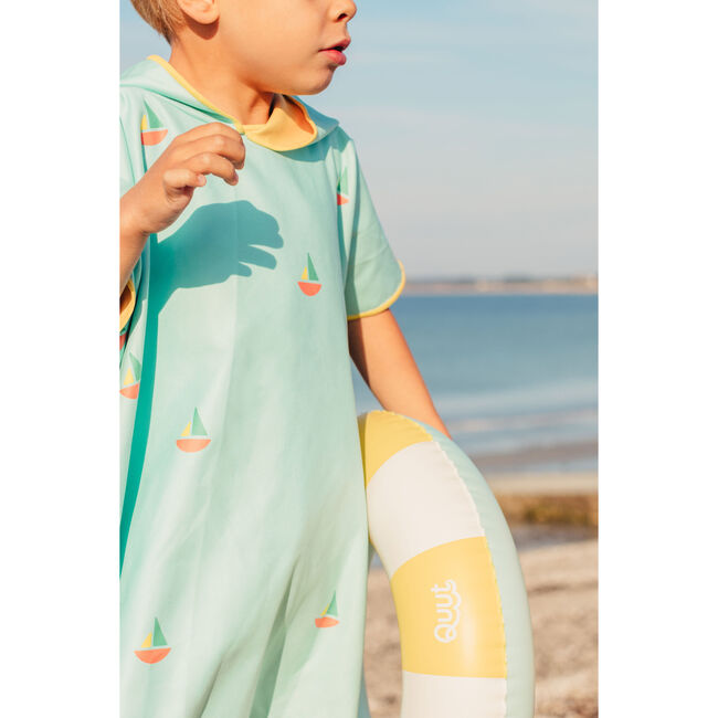 Quut Beach Poncho + Mini Ballo, Banana Blue - Cover-Ups - 3