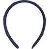 Kaxi Denim Charmed Headband, Dark - Hair Accessories - 1 - thumbnail