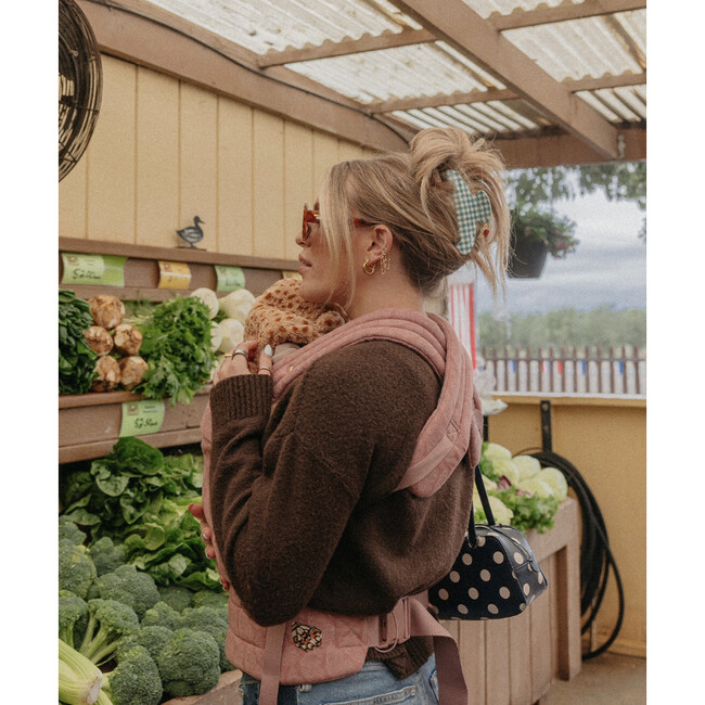 Kaxi Blue Gingham Strawberry Charm Claw