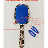 Kaxi Cow Print Scalp to Ends Brush - Hair Accessories - 2