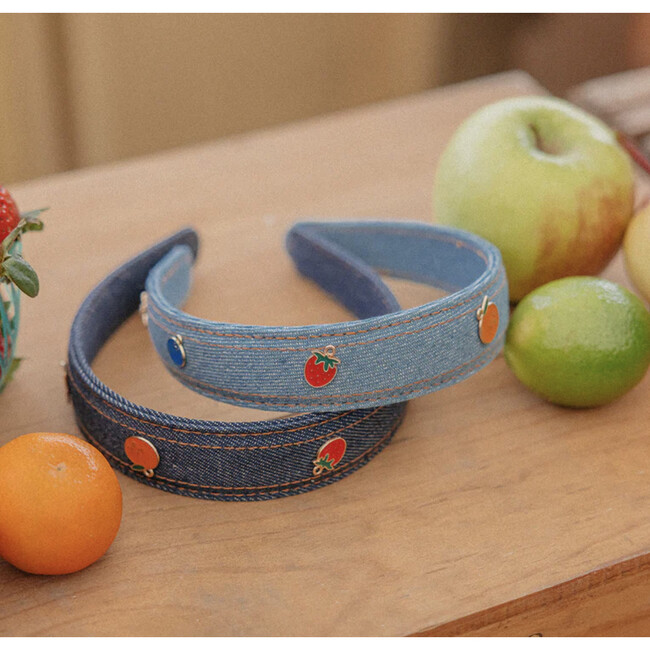 Kaxi Denim Charmed Headband, Light - Hair Accessories - 3