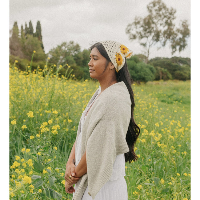 Kaxi Knitted Bandana, Sunflower