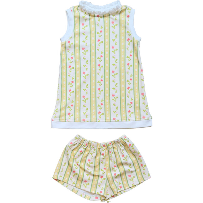 Dashwood Set in Vivian Stripe in Daffodil