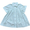 Girls Coverup in Stripe in Blue Jay - Cover-Ups - 1 - thumbnail