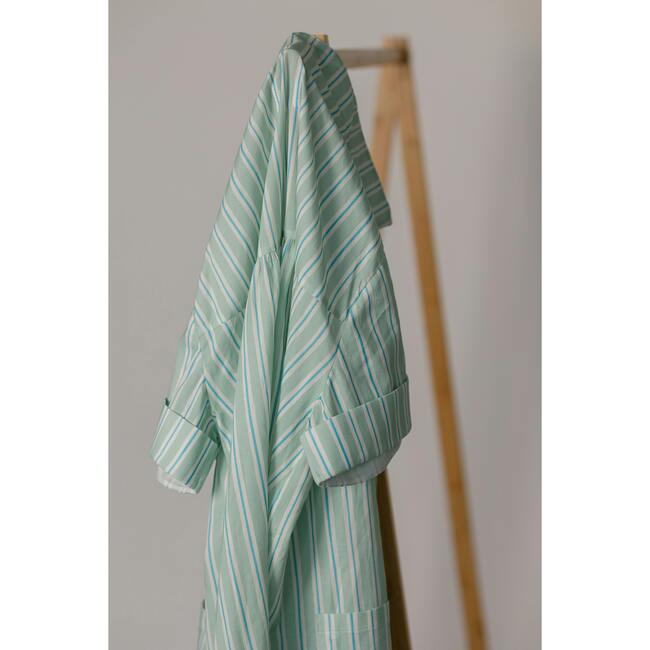 Womens Coverup in Stripe In Blue Jay - Cover-Ups - 3