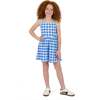 Tween Girls Knit Skort Dress, Gingham - Dresses - 2