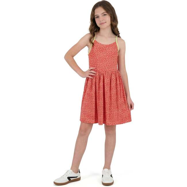 Tween Girls Knit Skort Dress, Floral Print