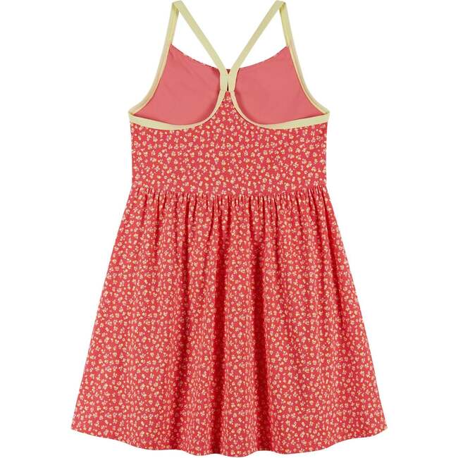 Tween Girls Knit Skort Dress, Floral Print - Dresses - 5