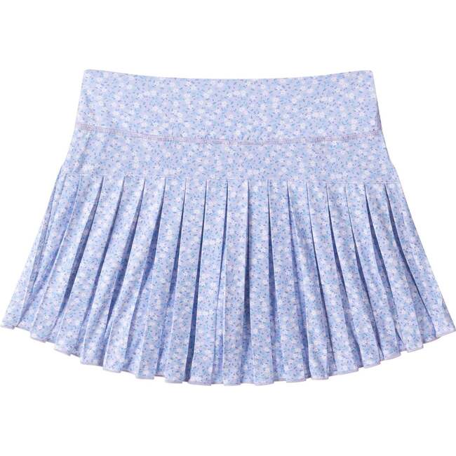 Tween Girls Printed Pleated Skort, Purple Floral - Skirts - 4