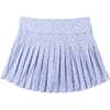 Tween Girls Printed Pleated Skort, Purple Floral - Skirts - 4