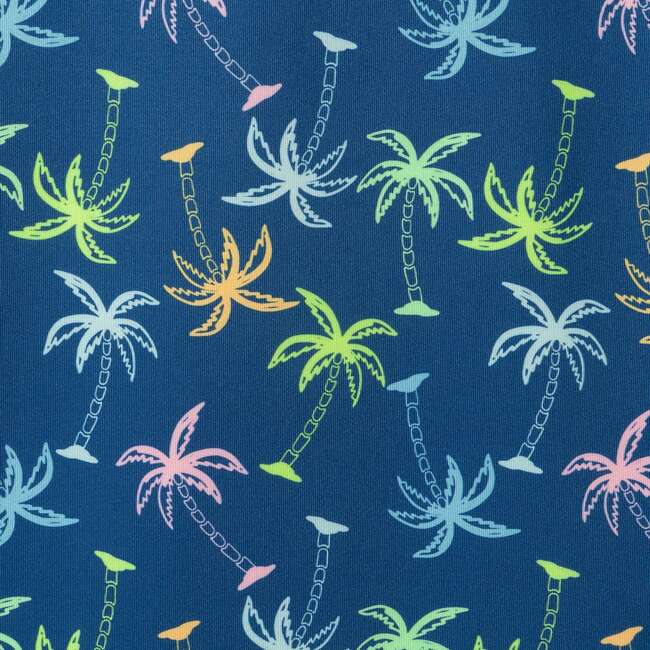 Tween Boys Short Sleeve Polo, Island Palms - Polo Shirts - 5