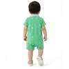 Infant Boys Printed Polo Romper, Bunny & Carrot - Rompers - 3