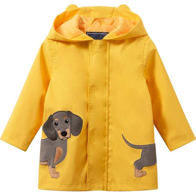 Infant (9-24M) Boys Raincoat, Yellow Dog Applique