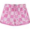 Tween Girls Terry Pull-Over & Short Set, Checkered Bow - Mixed Apparel Set - 7