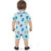Infant Boys Henley Romper & Bib Set, Blue Ice-Pops - Mixed Apparel Set - 3