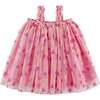 Infant (3-9 Months) Girls Tulle Dress & Bloomer Set, Glitter Hearts - Mixed Apparel Set - 3 - thumbnail