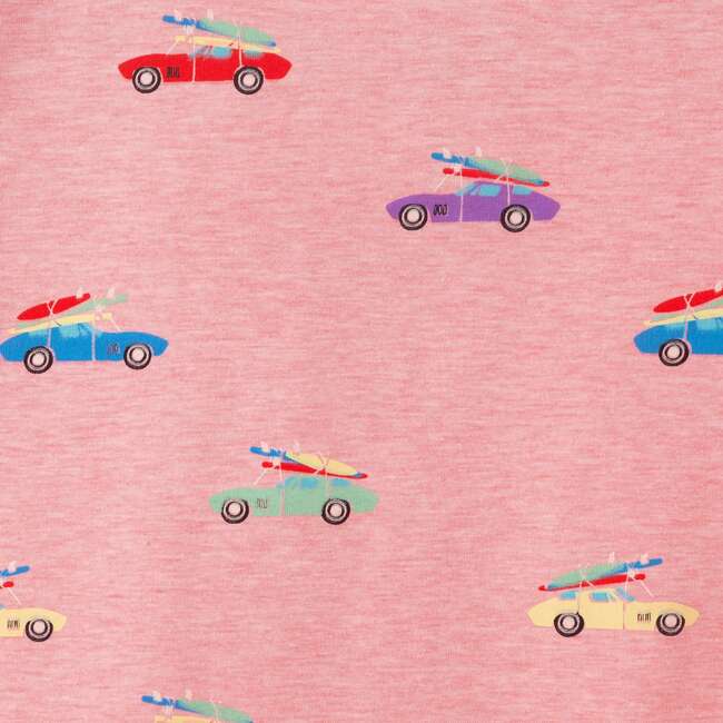 Infant Boys Polo Romper, Coral Cars - Rompers - 6