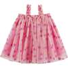 Infant (3-9 Months) Girls Tulle Dress & Bloomer Set, Glitter Hearts - Mixed Apparel Set - 4 - thumbnail